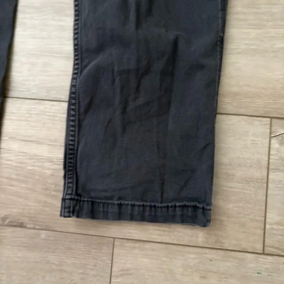 Carhartt Faded Gray Relaxed Fit Carpenter Gray 6 Pockets Sz 24x34 - Picture 2 of 8